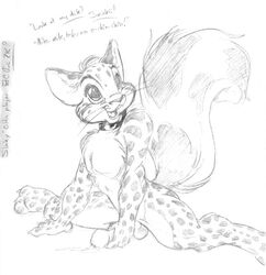 1boy 2000 anthro black_and_white collar cum ferris fur furry male male_only masturbation monochrome nude penis solo year