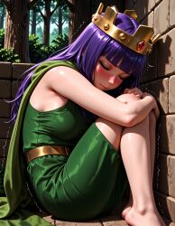 archer queen (clash of clans) from clash (series) by jousneystudio