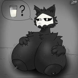 1girls 2025 2d 2d_(artwork) 2d_artwork 3_fingers ? anthro artist_name black_nipples breasts breasts_bigger_than_head claw clawed_fingers claws cup_of_milk detailed_shading female female_focus female_only fur furry furry_female furry_only gigantic_breasts glass_cup glowing_eyes hand_on_breast leaking leaking_milk milk milking movement_lines nipple nipples sweat sweat_on_breasts sweatdrop sweating sweating_breasts sweating_female sweating_profusely sweaty sweaty_breasts tagme tapiathiag52803