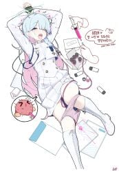 doodle sensei (blue archive) from blue archive by mona kkkk