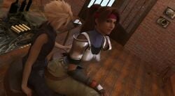 ai_assisted ai_generated animated big_ass cloud_strife femdom final_fantasy_vii final_fantasy_vii_remake jessie_rasberry lap_dance tagme twerking video