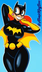 1girls artist_name atomickingboo batgirl batgirl_(cosplay) batman_(series) big_breasts breasts busty cosplay costume curvaceous curvy curvy_figure dc dc_comics digital_drawing_(artwork) digital_media_(artwork) eyebrows eyelashes eyes female female_only freckles ginger ginger_hair hair halloween halloween_costume hips hourglass_figure huge_breasts large_breasts light-skinned_female light_skin lips long_hair nerd nerdy_female original original_character red_hair terra_mandrile thick thick_legs thick_thighs voluptuous watermark wide_hips