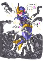 animal_humanoid blue_body blush bodily_fluids bukkake capcom cum cum_on_body ebikanianiki ejaculation female fish genital_fluids heart hi_res humanoid japanese_text lurerre_the_abysroid machine marine marine_humanoid marokko mechanical_tentacles mega_man mega_man_zx merfolk mouthless onomatopoeia penis_tentacles pseudoroid red_eyes robot robot_humanoid shoulder_pads simple_background solo sound_effects speech_bubble split_form tentacle tentacle_grab text video_games white_background