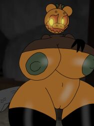 anthro equivalent_piece2498 halloween non-canon_character piggy_(game) player pumpiggy roblox traced