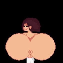 1boy 1girls 2d animated anus asriel_dreemurr ass asshole big_ass chara cock cowgirl_position female goat huge_ass human large_ass looking_pleasured male moaning monster pixel_art pussy reverse_cowgirl_position sex tagme tongue_out undertale undertale_(series) vagina vaginal_penetration