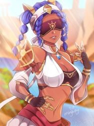 eremite_(genshin_impact) eremite_desert_clearwater_(genshin_impact) genshin_impact highres itsmingway jeht_(genshin_impact) npc solo_female tagme