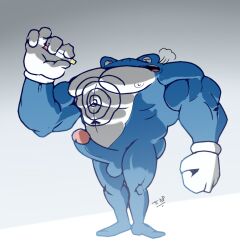 bara muscular muscular_male penis pokemon poliwrath