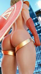 1girls 3d 3d_(artwork) ass big_ass big_breasts big_butt blender blender_(software) dc dc_comics female female_only hourglass_figure injustice_2 kara_danvers kara_zor-el nyes117 solo supergirl superman_(series)