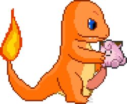 anthro charmander generation_1_pokemon julapi_(artist) low_res male nintendo pokedoll pokemon pokemon_(species) solo video_games