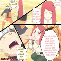 blowjob breasts comic cum_in_mouth draining_life energy_drain enjoying enjoying_rape funny incest kurama kyuubi mother_and_son naruto naruto_shippuden sperm sucking_penis suprise_blowjob suprise_sex uzumaki_kushina uzumaki_naruto