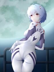 rei ayanami from neon genesis evangelion by vietsu