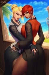 mature (kof) from king of fighters by barretxiii