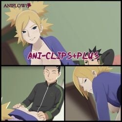 1boy1girl ambiguous_penetration aniflow boruto boruto:_two_blue_vortex clothed_sex doggy_style incest milf mother mother_and_son nara_shikadai naruto straight straight_sex temari