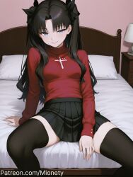 tohsaka rin from fate (series) by mionety