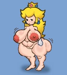 paper peach from mario (series) by ghostfluff0