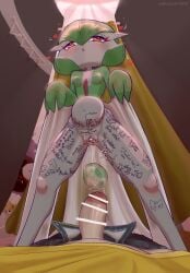 absurd_res ambiguous_gender anthro body_writing boy_kisser_(meme) breasts duo egg english_text female feral gardevoir gastly generation_1_pokemon generation_3_pokemon generation_4_pokemon genitals hapless_food hi_res human jirachi legendary_pokemon lucario male male/female mammal meme mythical_pokemon nintendo penis pokemon pokemon_(species) pregnant pregnant_anthro pregnant_female ralts text vulva