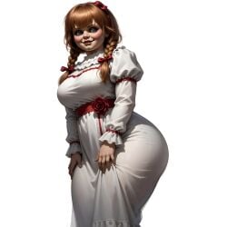 1girls ai_generated american_mythology annabelle ass big_ass big_breasts big_butt brasil_louco bubble_ass bubble_butt curvaceous curvy curvy_body curvy_figure doll doll_girl dominant dominant_female female large_ass looking_at_viewer possessed possessed_doll seducing seducing_viewer seductive seductive_look seductive_smile sexy sexy_body sexy_pose shortstack simple_background solo solo_focus tagme the_conjuring thick_ass thick_body thick_butt thick_thighs urban_legend voluptuous voluptuous_body voluptuous_female