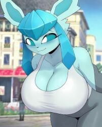 glaceon from nintendo by arzyparzy