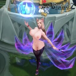 ahri from k/da series by byrnoz