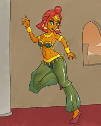 1girls 2023 blue_lipstick bracelet breath_of_the_wild dark-skinned_female dark_skin female gerudo gold_(metal) gold_jewelry harem harem_clothing harem_girl harem_jewelry harem_outfit harem_pants harem_shoes hypnosis hypnotized_female lipstick mythkaz nintendo riju sfw shoes slave slave_bikini slave_collar slave_girl slave_outfit tears_of_the_kingdom the_legend_of_zelda the_legend_of_zelda:_breath_of_the_wild the_legend_of_zelda:_tears_of_the_kingdom translucent translucent_clothing translucent_pants
