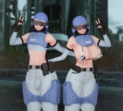 1boy 1boy1girl 1girl1boy 1girls 3d 3d_(artwork) abs armor big_ass big_breasts bikini_armor blonde_hair blue_eyes breasts brother_and_sister bulge bulge_through_clothing city curvy female femboy fit fit_male flat_chest glossy glossy_body gloves happy helldivers helldivers_2 koikatsu light-skinned_female light-skinned_male light_skin looking_at_viewer male matching_outfit military oiled_skin open_mouth open_smile outside pants peace_sign penis seaf_soldier_(helldivers) siblings sister_and_brother skimpy_armor skinny smile smiling smiling_at_viewer string_bikini thick_thighs tightertemp twink twins twins_(lore) wink winking_at_viewer