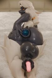 1futa 3d anal_insertion anthro canon_futa canon_futanari furry futanari horsecock horsecock_futa horsecock_futanari hung_bottom insertion monster_girl reinette reinette_(nanokindred) sheep slugcats_(artist)