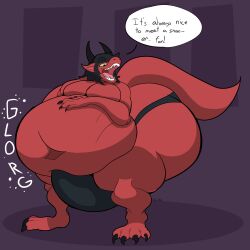 1:1 absurd_res after_vore anthro anthro_pred ass belly big_belly big_bulge big_butt bulge claws clothed clothing dialogue digestion digital_drawing_(artwork) digital_media_(artwork) dragon english_text hair hand_on_belly hand_on_own_belly hi_res horn huge_belly huge_bulge huge_butt hyper hyper_bulge hyper_butt ida_(kanida) kanida long_hair male male_anthro male_pred mythological_creature mythological_scalie mythology navel open_mouth oral_vore pointy_ears rumbling_stomach scalie sharp_teeth simple_background solo speech_bubble tail teeth text thick_tail thick_thighs thong toe_claws topless topless_anthro topless_male underwear vore