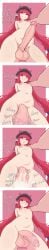 1futa absurdres arknights balls black_hat border breasts completely_nude cowboy_shot cum cum_on_body cum_on_penis drooling ejaculation english_text erection female flaccid flat_chest from_below futa_only futanari grin hat highres huge_cock humanoid humanoid_penis implied_fellatio intersex light-skinned_futa light_skin long_hair looking_at_viewer looking_down low-angle_view navel nipples nude open_mouth orders penis pink_background pointy_ears reaching reaching_towards_viewer red_eyes red_hair smile solo taker_pov testicles uncensored vigna_(arknights) white_border zerhin