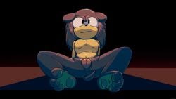 16:9 andromorph anthro anus bite biting_lip biting_own_lip blue_body bodily_fluids clitoris cuntboy cuntboy_focus cuntboy_only eulipotyphlan feet genitals green_eyes hedgehog hi_res intersex looking_up mammal nervous nipples pawpads presenting presenting_vulva raised_tail scared sega self_bite sitting sitting_on_ground solo sonic_(series) sonic_the_hedgehog sonic_the_hedgehog_(series) spread_legs spreading sweat tail tomater vulva widescreen