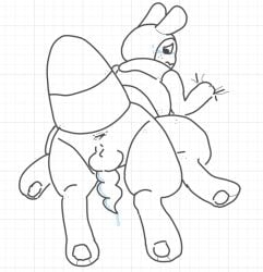 1boy antennae antennae_(anatomy) anthro anthro_bug anthro_insect anthro_male anthro_only anthro_solo anus balls blue_blush bug caterpillar cock dandy's_world dick digital_media_(artwork) digitigrade digitigrade_legs felixmcfurry frown frowning genitals grid grid_background gripping_sheets insects jpeg looking_back male male_anthro male_anus multi_limb multiple_legs nervous nervous_sweat no-human no_human no_humans non-human non-human_only paw_pads pawpads paws penis plain_background precum precum_drip semi-feral simple_background solo solo_anthro solo_male squirm_(dandy's_world) sweat sweatdrop tail tentacle_penis testicles uncolored video_games white_background whiteboardfox