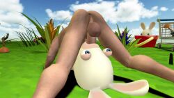 3d ambiguous_gender animated balls big_penis blowjob deep_throat deepthroat degengee_(artist) face_fucking facefuck human human_penetrating_anthro interspecies male male/ambiguous male_on_anthro oral oral_penetration oral_sex penile penile_penetration penis rabbid rabbit raving_rabbids rayman_(series) sex size_difference sound throat_fuck throat_swabbing thrusting thrusting_into_mouth ubisoft video watching what