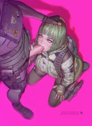 blowjob dokkaebi_(rainbow_six) ela_(rainbow_six) fellatio futa_on_female futanari mila_the_mute on_knees oral rainbow_six rainbow_six_siege tom_clancy ubisoft