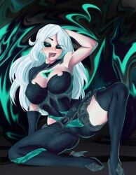 female female_only league_of_legends miss_fortune ruined_miss_fortune tagme white_hair yaki_chun