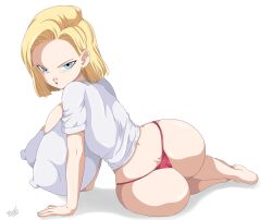 android 18 from dragon ball by toshiso
