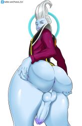 1boy angel anus ass big_ass cock dick dragon_ball dragon_ball_super femboy flamboyant francis_slv looking_back male_only penis rear_view solo spread_ass spreading_ass tagme thick_thighs whis