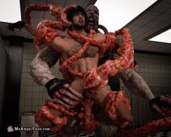 1boy 1monster 3d abs anal anal_penetration anal_sex black_hair body_hair bondage capcom carlos_oliveira closed_eyes cooking cosplay domination erect_nipples eyes_closed facial_hair fingerless_gloves fondling fuck_and_suck gay gay_domination kitchen legs_held_open male male_rape_victim mouth_open msangelfood naked nemesis_(resident_evil) nude open_mouth pecs rape resident_evil resident_evil_3 resident_evil_3_remake spread_eagle suck_and_fuck tentacle tentacle_on_male tentacle_penetration tentacle_rape tentacle_sex tentacles testicles tyranted video_game_character video_games vore