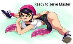 1girls ass callie_(splatoon) hypnosis manip mind_control nintendo smile sonson-sensei spiral_eyes splatoon tagme third-party_edit