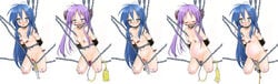 amputation amputee bdsm blood bondage bondage_gear catheter chains enema female female_urethral_insertion gag gagged gimp guro human inflation insertion kagami_hiiragi konata_izumi latex lucky_star peeing pregnant ring_gag scared suspended suspension torture urethral_insertion