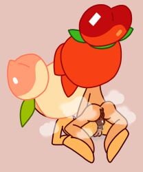 <3 cookie_run doggy_style lorennsfw peach_cookie plum_cookie straight_sex