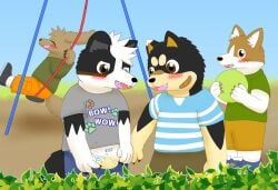 cub diaper furry gay male watersports wet_diaper yiff