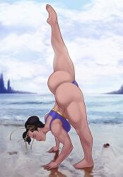 1girls artist_name artist_signature ass ass_focus athletic athletic_female barefoot beach big_ass big_butt black_hair breasts bubble_ass capcom chun-li curvy dat_ass detailed_background double_bun fat_ass feet female female_focus female_only flexible hair_bun hair_ribbon hairbun hi_res high_resolution highres ignantastro large_ass light-skinned_female light_skin muscular_thighs panties realistic_background round_ass soles solo solo_female solo_focus sports_bra street_fighter stretching tank_top thick thick_ass thick_thighs thighs toned toned_body toned_female toned_thighs underwear voluptuous