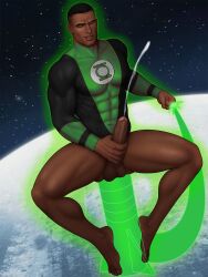 african african_male anal_insertion anal_sex big_cock big_penis boner bottomless cum cumming cumming_while_penetrated dark-skinned_male dark_male_only dark_skin dc dc_comics dildo dildo_in_ass drawnpr0n erect_penis erect_while_penetrated erection green_lantern green_lantern_(series) hard_on huge_cock huge_penis jerking jerking_off jerkingoff john_stewart male male_only masturbation melanin muscles muscular muscular_male outer_space sex_toy spread_legs uncut veiny_penis