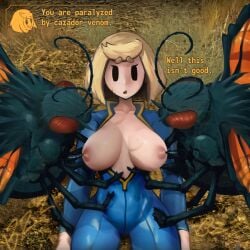1girls areolae big_breasts bob_cut breast_impregnation breasts cazador egg_implantation english english_text fallout fallout_new_vegas female gameplay_mechanics imminent_nipple_rape insect insects jumpsuit mob_face nipple_egg_implantation nipple_impregnation nipple_rape nipple_raped_by_insect nipples oviposition rape short_hair tagme unzipped unzipped_bodysuit vault_dweller vault_girl vault_meat vault_suit zoophilia zoquete