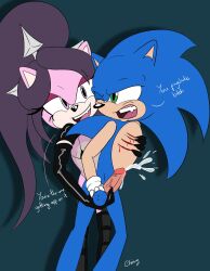 ball_grab ballbusting blood chinry claw_marks claws cock_and_ball_torture ejaculation english_text eulipotyphlan female femdom forced_orgasm from_behind_position hedgehog mammal masochist rape sadistic scratches scratching sonic_(series) sonic_the_hedgehog star_the_spineless_hedgehog