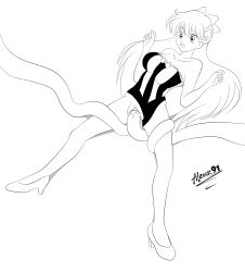 aleuz91 bishoujo_senshi_sailor_moon bow clothing hairbow medium_breasts minako_aino sailor_venus tentacle uncensored