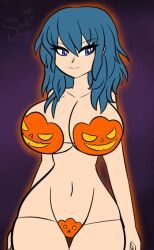 alternate_costume breasts byleth_(fire_emblem) byleth_(fire_emblem)_(female) female female_only fire_emblem fire_emblem:_three_houses halloween halloween_costume nintendo solo thesilentdrawer