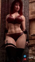 skarlet from mortal kombat by cga3d