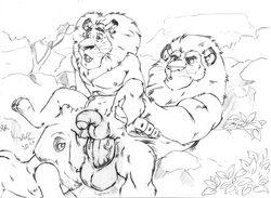 alakay_alex cum dreamworks father_and_son furry furry_only furryrevolution gay huge_cock incest lap line_art lion madagascar_(series) madagascar_escape_2_africa makunga male male_only monochrome paramount_pictures penis tagme tail yaoi zuba