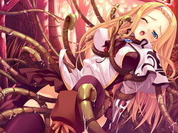 blonde_hair blue_eyes boku_no_te_no_naka_no_rakuen ellinor_besch game_cg kurosaki tentacle