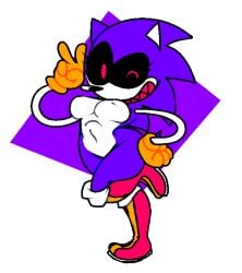 1girls black_sclera female female_only horaco needlemouse_(character) needlemouse_(series) peace_sign red_eyes rule_63 sarah_henderson_(needlemouse) smile sonic.exe sonic.exe_(series) sonic_(series) tagme teeth teeth_showing thehoraco wink